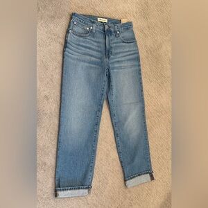 BNWT Madewell - The Mid-Rise Perfect Vintage Straight Jean in Verwood Wash